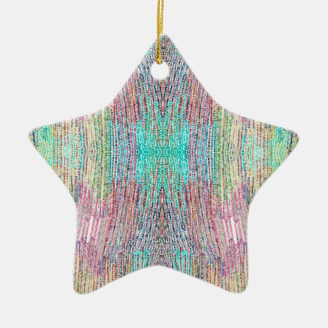 indisk sommar julgransprydnad keramik (Framsidan)