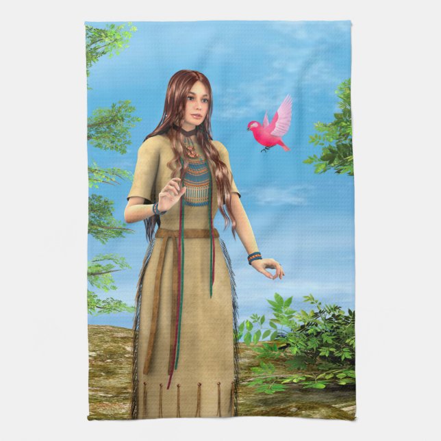 indisk sommar kökshandduk (Vertikal)