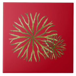 Indisk sommar på keramiskt plattor (M) Kakelplatta