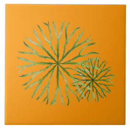 Indisk sommar på keramiskt plattor (O) Kakelplatta