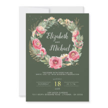 indisk sommar | Vattenfärgning Rosa Peonies Bröllo