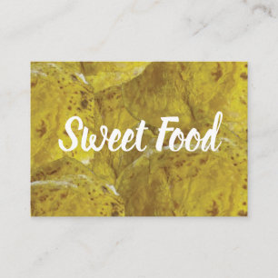 Indisk sötare Puran Poli Sweet Food Visitkort