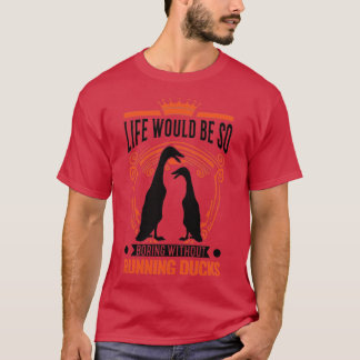 Indisk Springer Gift som kör Anka 1 T Shirt