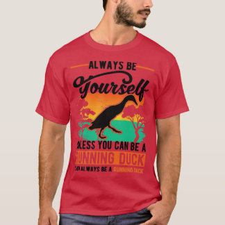 Indisk Springer Gift som kör Anka 7 T Shirt