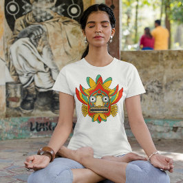 Indisk stammask t shirt