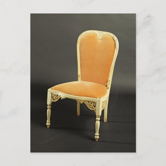 Indisk stol, 1820 vykort (Framsida)