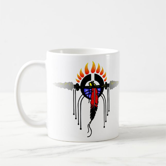 Indisk Totem Kaffemugg (Vänster)