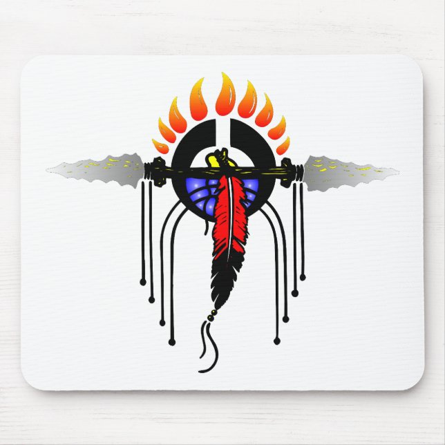 Indisk Totem Musmatta (Framsidan)