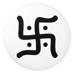 indisk traditionell hinduisk hakkorssymbolreligion knopp