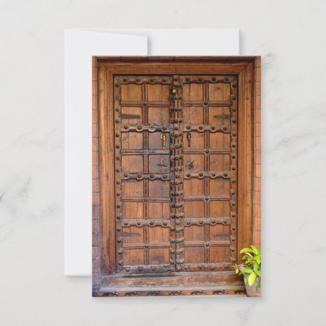 Indisk trädörr (Framsida)