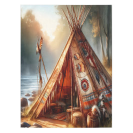 Indisk transil-teepé vid en serenflod