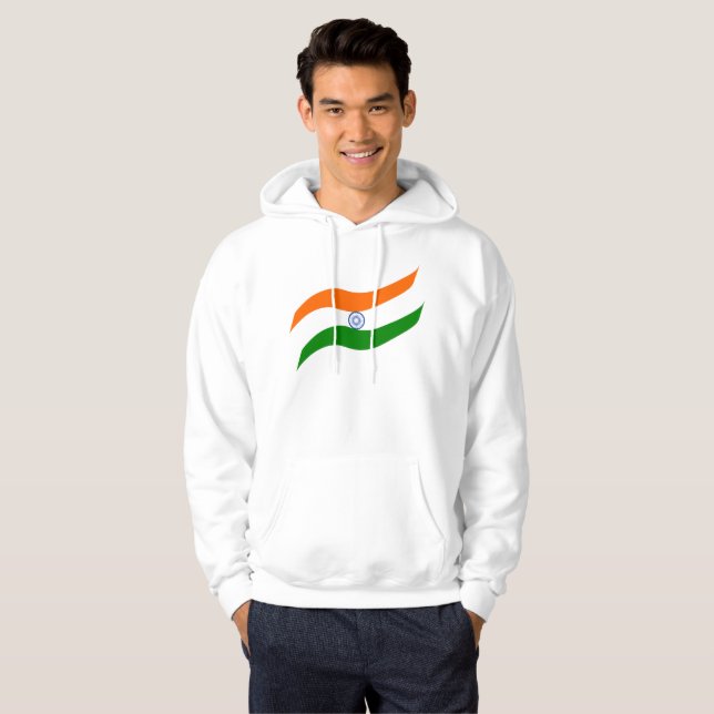 Indisk ultralös flagga sweatshirt (Hel framsida)
