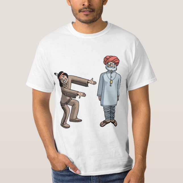 Indisk V.-indier T-shirt (Framsida)