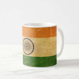 Indisk Vintage Grunge Design Mugg