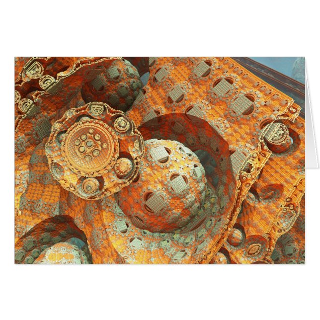 Indisk vision hälsningskort (Framsidan Horizontal)