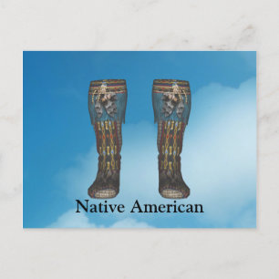 Indisk vykort för Mans Boots