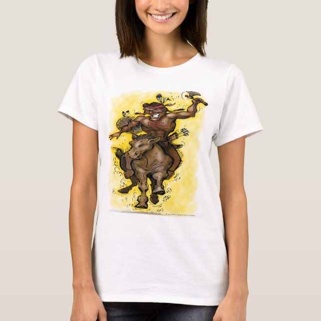 indisk Warrior T-shirt (Framsida)
