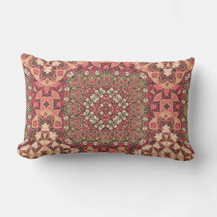 Indiska abstraktens medallion mönster. Boho och z Lumbarkudde