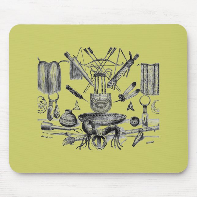 Indiska artefakter Mouse Pad Musmatta (Framsidan)