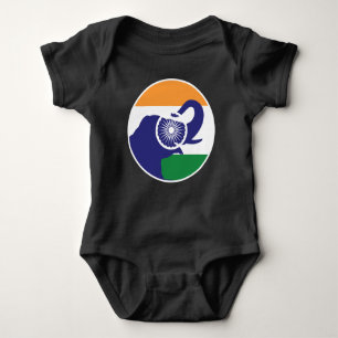 Indiska, asiatiska elefanter - Indiska nationaldju T Shirt