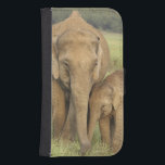 Indiska/asiatiska elefanter och unga sådana,Corbet Plånboksfodral För Samsung Galaxy S4<br><div class="desc">Indisk/asiatisk elefant och ung sådan, Corbett National Park,  Uttaranchal,  Indien � Jagdeep Rajput / DanitaDelimont.com</div>