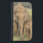 Indiska/asiatiska elefanter och unga sådana,Corbet Plånboksfodral För Samsung Galaxy S4<br><div class="desc">Indisk/asiatisk elefant och ung sådan, Corbett National Park,  Uttaranchal,  Indien � Jagdeep Rajput / DanitaDelimont.com</div>