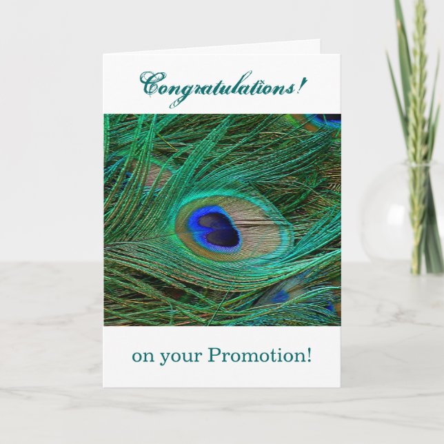 Indiska blå persikor Feather Kort (Framsida)