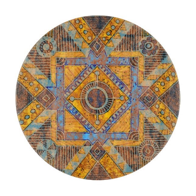 Indiska Blommigten Paisley: Ethnic Medallion. (Framsidan)