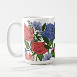 Indiska blommor kaffemugg