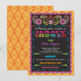 Indiska Bollywood Inspired Baby Shower Inbjudningar