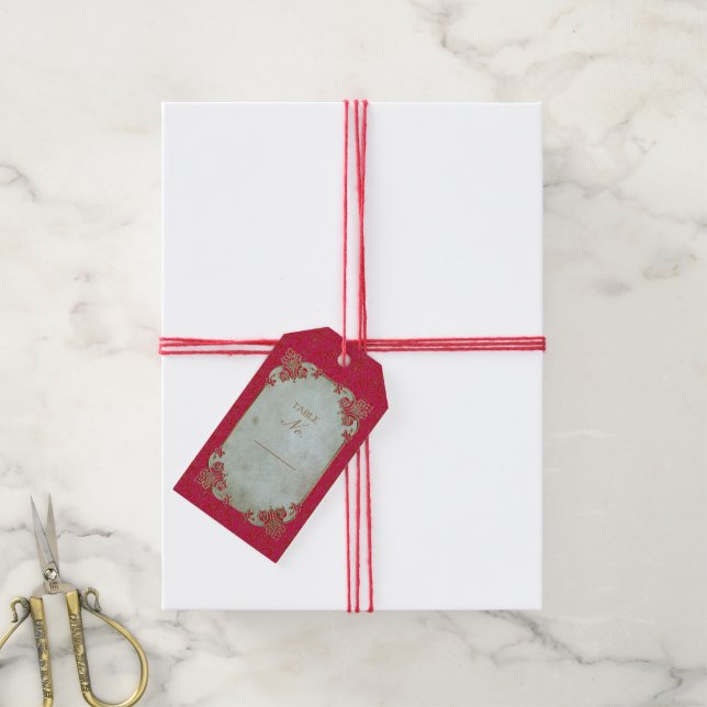 Indiska Bride - Gift-Märkrn Presentetikett (Med Snöre)