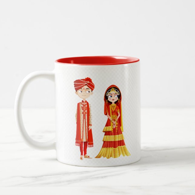 Indiska Bride & Groom Coffee Mugg (Vänster)