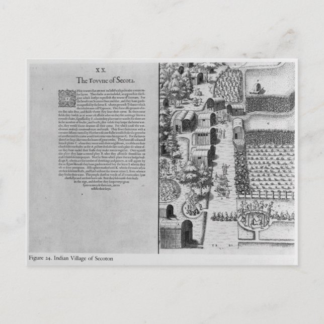 Indiska byn i Seoton Vykort (Framsida)