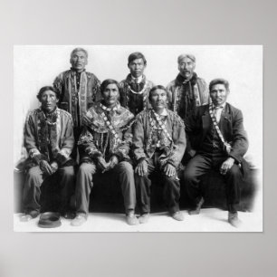 Indiska chefer av Alaska fotograferar Poster