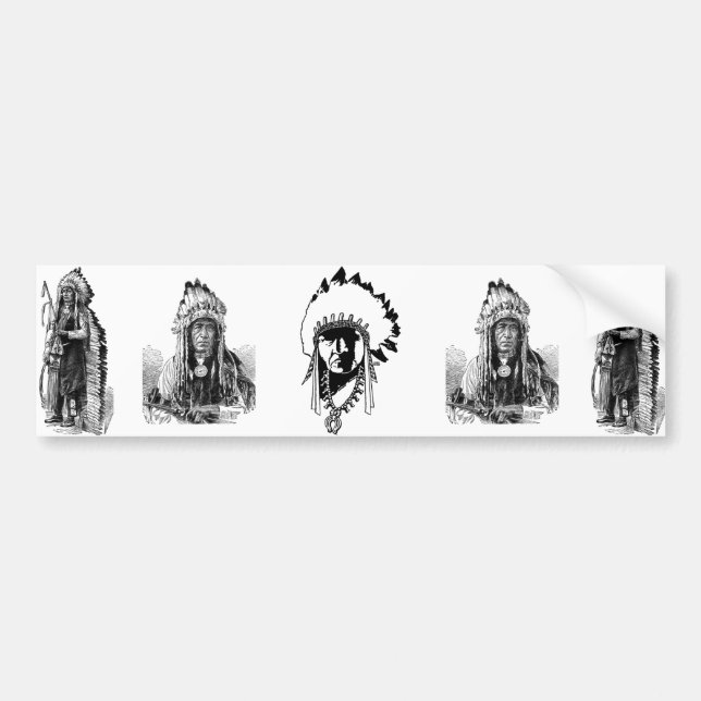 Indiska chefer Bumper Sticker Bildekal (Framsidan)