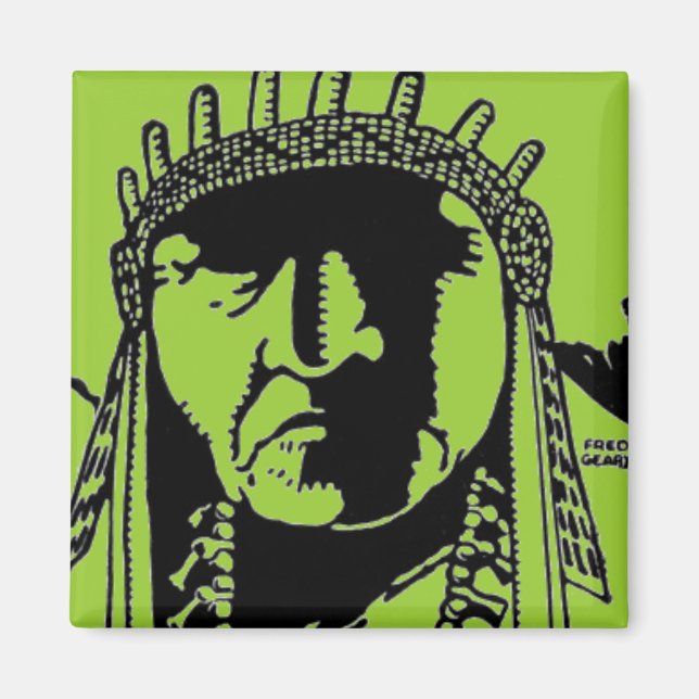 Indiska chefsmagnet magnet (Framsidan)