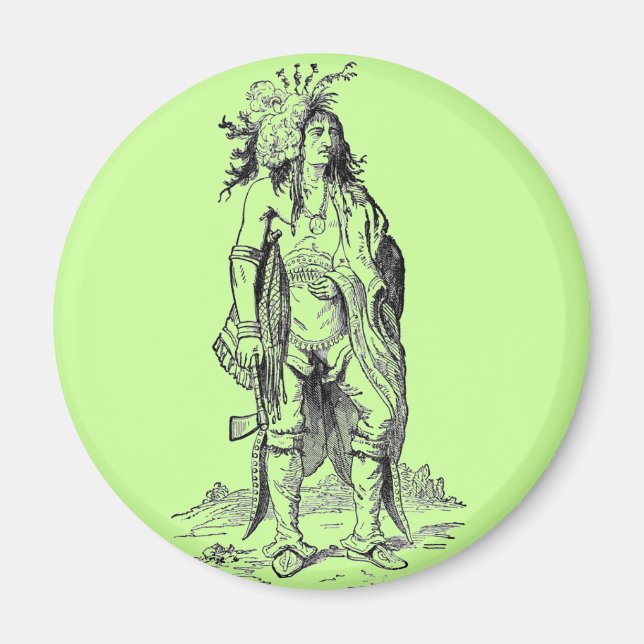 Indiska chefsmagnet magnet (Framsidan)