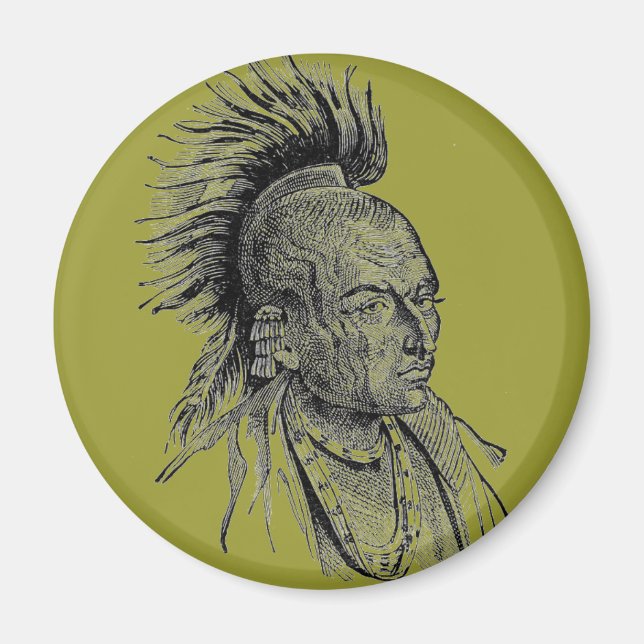 Indiska chefsmagnet magnet (Framsidan)