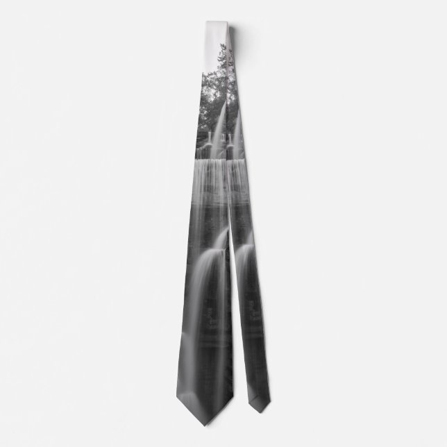 Indiska Cliff Falls Grayscale Neck Tie Slips (Framsida)
