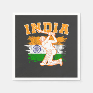 Indiska Cricket Player Pappersservett