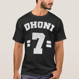 Indiska Cricketer Dhoni 7 Cricket Älskare Fläkt Sp T Shirt