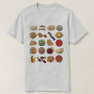 Indiska Cuisineet Food i Indien Restaurant Chef T Shirt
