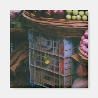 Indiska Desi-marknaden Nimbu-Mirchi Magnet