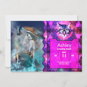 Indiska drömmare och stamstamhuvudens varg inbjudningar