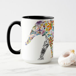 indiska elefanter Kaffe koppar