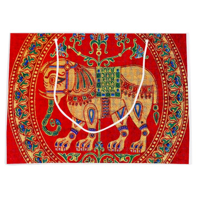 Indiska elefanttryck i Öster (Framsidan)