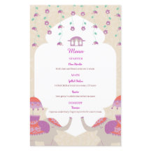 Indiska Elegance Bröllop Menu