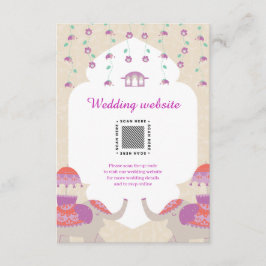 Indiska Elegance bröllop Tilläggskort