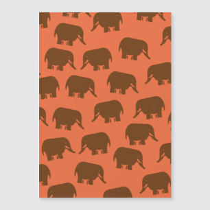 Indiska Elephant Mönster