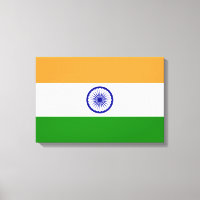 Indiska Flagga (Indien) (Sydasiatiska Land) (Bhara